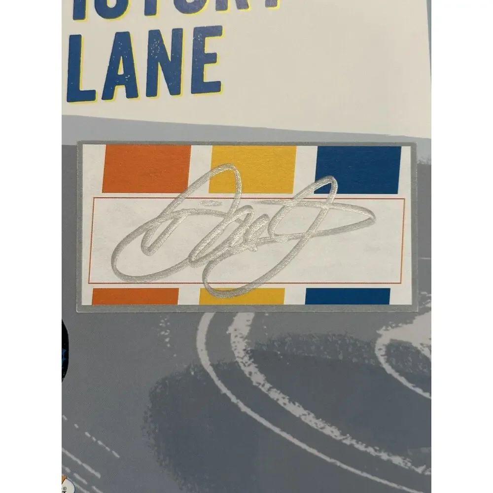 DALE EARNHARDT JR. BUSTER'S TRIP TO VICTORY LANE 1ST EDITION NASCAR SIGNED #4